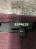 Express Solid Burgundy Formal Skirt Size S - photo 4