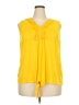 By Design Yellow Sleeveless Blouse Size 2X - photo 1