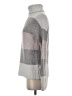 Olivia Sky Color Block Gray Turtleneck Sweater Size S - photo 5