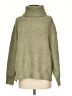 LUCCA Green Ivory Turtleneck Sweater Size S - photo 1