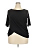 Worthington Black Short Sleeve Top Size XXL - photo 1
