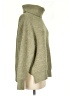 LUCCA Green Ivory Turtleneck Sweater Size S - photo 4