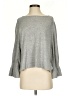 THML Gray 3/4 Sleeve Top Size S - photo 1