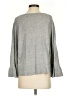 THML Gray 3/4 Sleeve Top Size S - photo 2