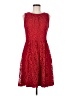 Ellen Tracy Red Cocktail Dress Size 8 - photo 1
