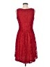 Ellen Tracy Red Cocktail Dress Size 8 - photo 2