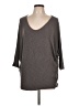 Laila Jayde Gray 3/4 Sleeve T-Shirt Size L - photo 1