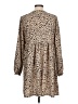Unbranded 100% Polyester Animal Print Tan Casual Dress Size L - photo 2