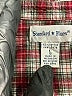 standard blues 100% Cotton Plaid Burgundy Long Sleeve Button-Down Shirt Size 12 - photo 3