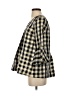 Sara Campbell Checkered-gingham Gray 3/4 Sleeve Blouse Size XS - photo 5