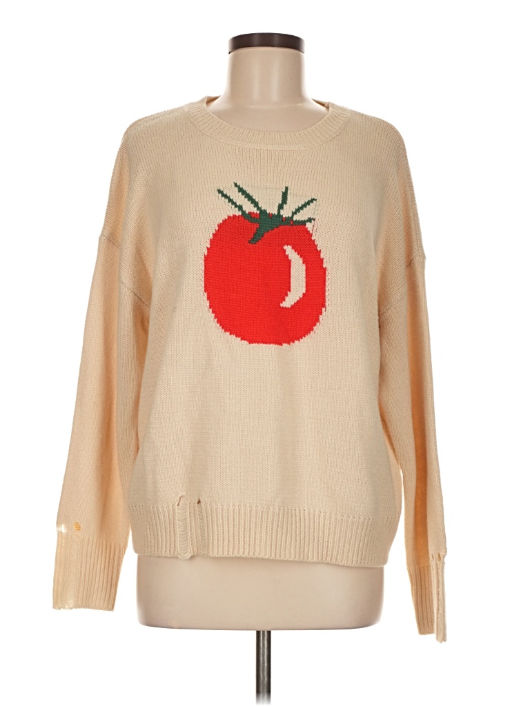 Pre-owned Unbranded Pullover Sweater In Brown