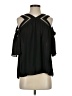 Do & Be 100% Polyester Black 3/4 Sleeve Blouse Size S - photo 1