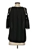 Do & Be 100% Polyester Black 3/4 Sleeve Blouse Size S - photo 2