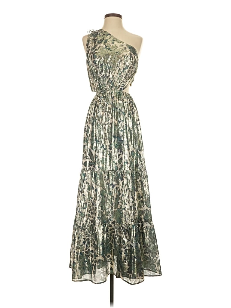 Pre-owned J.crew Collection Cocktail Dress In Green