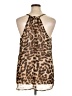 Deb Animal Print Brown Sleeveless Blouse Size XL (estimated) - photo 2