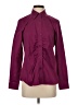 Foxcroft Burgundy Long Sleeve Blouse Size 4 - photo 1