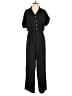 Mlle Gabrielle Solid Black Jumpsuit Size M - photo 1