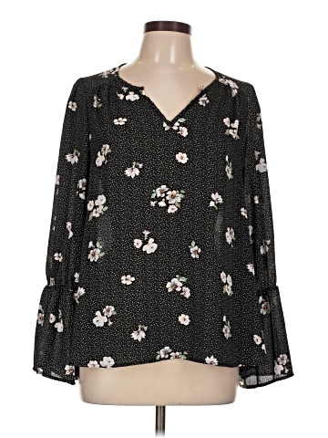 Renee C. Long Sleeve Blouse (view 1)