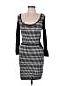 Bebe Houndstooth Black Casual Dress Size L - photo 1