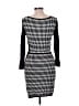 Bebe Houndstooth Black Casual Dress Size L - photo 2