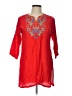 Ville Collection Red 3/4 Sleeve Blouse Size L - photo 1
