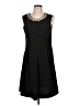 Sandiva Solid Black Cocktail Dress Size L - photo 1