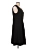Sandiva Solid Black Cocktail Dress Size L - photo 4