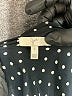 Joie 100% Silk Polka Dots Black 3/4 Sleeve Silk Top Size S - photo 7