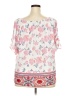Assorted Brands Pink Short Sleeve Blouse Size 2X - photo 2