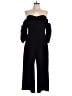 Club Monaco 100% Polyester Black Jumpsuit Size 12 - photo 1