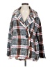 Eva Franco 100% Polyester Plaid Gray Coat Size S - photo 1