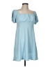 No Boundaries Solid Blue Casual Dress Size M - photo 1