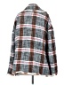 Eva Franco 100% Polyester Plaid Gray Coat Size S - photo 2