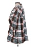 Eva Franco 100% Polyester Plaid Gray Coat Size S - photo 5