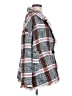 Eva Franco 100% Polyester Plaid Gray Coat Size S - photo 4