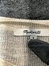Madewell Metallic Silver Tan Wool Pullover Sweater Size M - photo 6