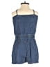 Bebe 100% Lyocell Blue Romper Size XS - photo 2