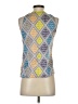 Etcetera 100% Silk Blue Sleeveless Silk Top Size 2 - photo 2
