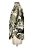 Topshop 100% Polyester Tropical Green Short Sleeve Blouse Size 2 - photo 5