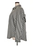 Shein Curve 100% Polyester Stripes Silver Long Sleeve Blouse Size 20 Plus (4) - photo 5