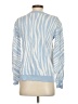Alashan Animal Print Blue Pullover Sweater Size S - photo 2