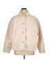 Ann Taylor 100% Polyester Solid Ivory Coat Size XL - photo 1