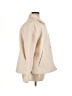 Ann Taylor 100% Polyester Solid Ivory Coat Size XL - photo 4