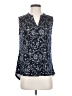 Como Blu Blue Sleeveless Blouse Size S - photo 1