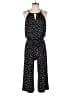 London Times Polka Dots Black Jumpsuit Size 4 - photo 1