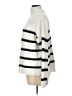 Laundry by Shelli Segal Stripes Ivory Pullover Sweater Size L - photo 5