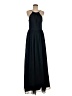 Azazie 100% Polyester Black Blue Cocktail Dress Size 6 - photo 1
