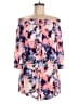 Raisins 100% Rayon Floral Pink Blue Romper Size M - photo 1