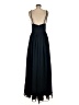 Azazie 100% Polyester Black Blue Cocktail Dress Size 6 - photo 2
