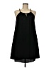 Collective Concepts 100% Polyester Solid Black Cocktail Dress Size M - photo 1